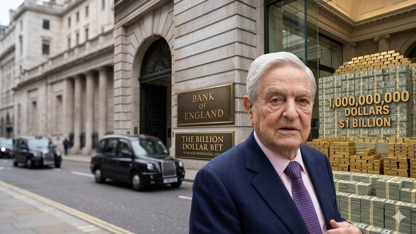 The Man Who Broke the Bank of England: How George Soros Made $1 Billion in a Day.